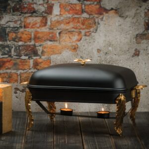 سوفله خوری مستطیل بزرگ مدل پایه برگی کد 7002-M