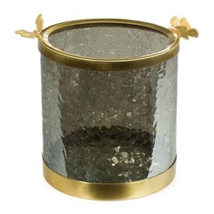 سطل استوانه مدل پروانه برنجی کد B-416