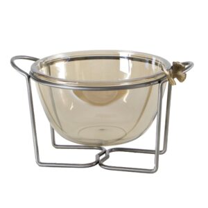 سوفله سالاد خوری گرد بزرگ مدل پایه مفتولی پیوتر کد 5007-P