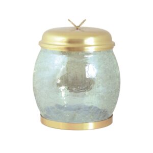 سطل خمره ای دربدار مدل پروانه برنجی کد B-420