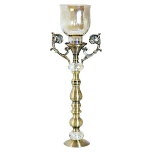 شمعدان مدل استوانه آنتیک مجموعه دو عددی کد A-10040