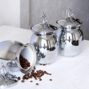 ست جا ادویه 3 پارچه مدل آدمک استیل کد S-4026