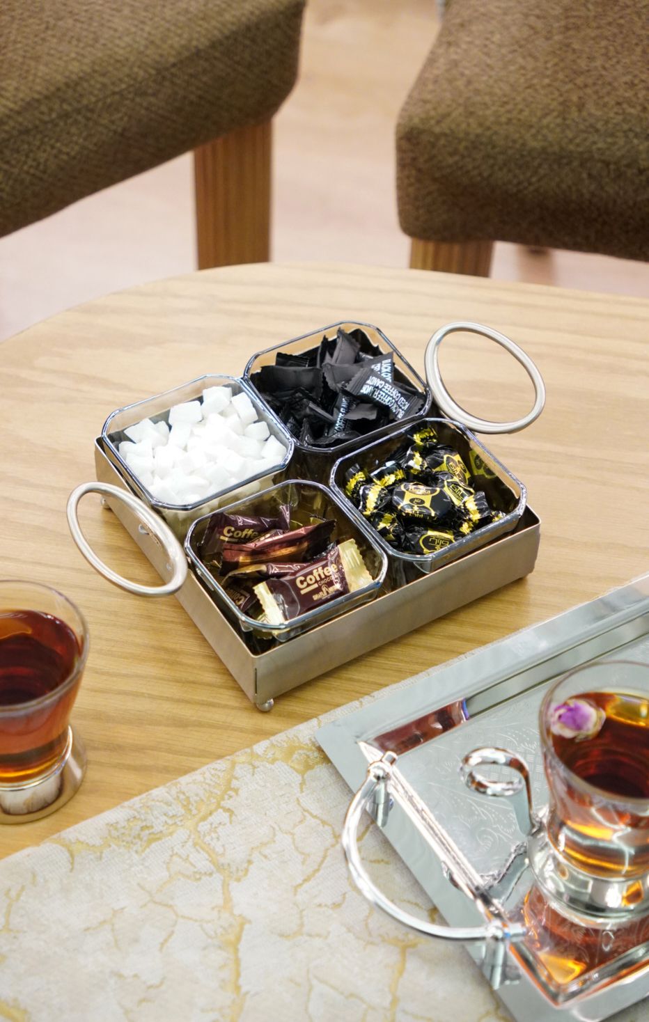 اردو خوری 4 خانه مینیمال دسته ساده 1044N