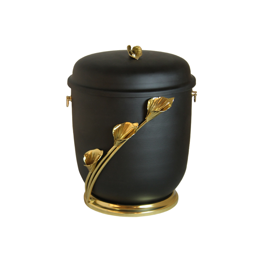 سطل ارکیده مشکی و طلایی کد 522MG - Image 3